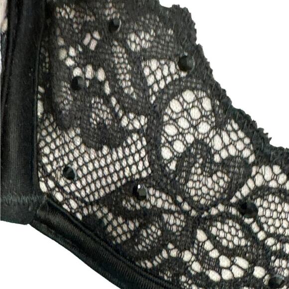 VICTORIA’S SECRET Very sexy push up bra gray stain with black lace size 34C - Picture 4 of 5